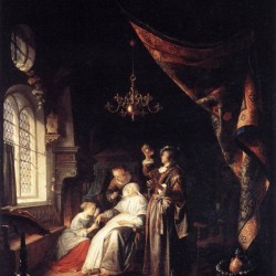 The fainting woman